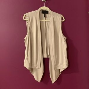 BCBG MAX AZRIA waterfall vest - large